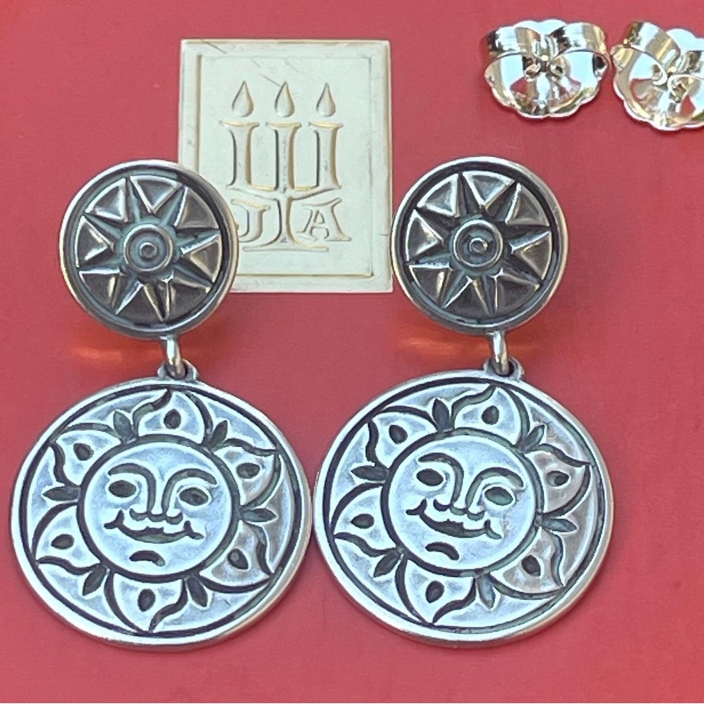 James Avery Retired You are my sunshine post earrings